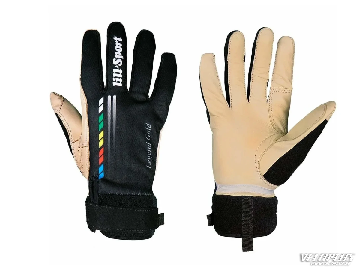Ski gloves LillSport Legend Gold