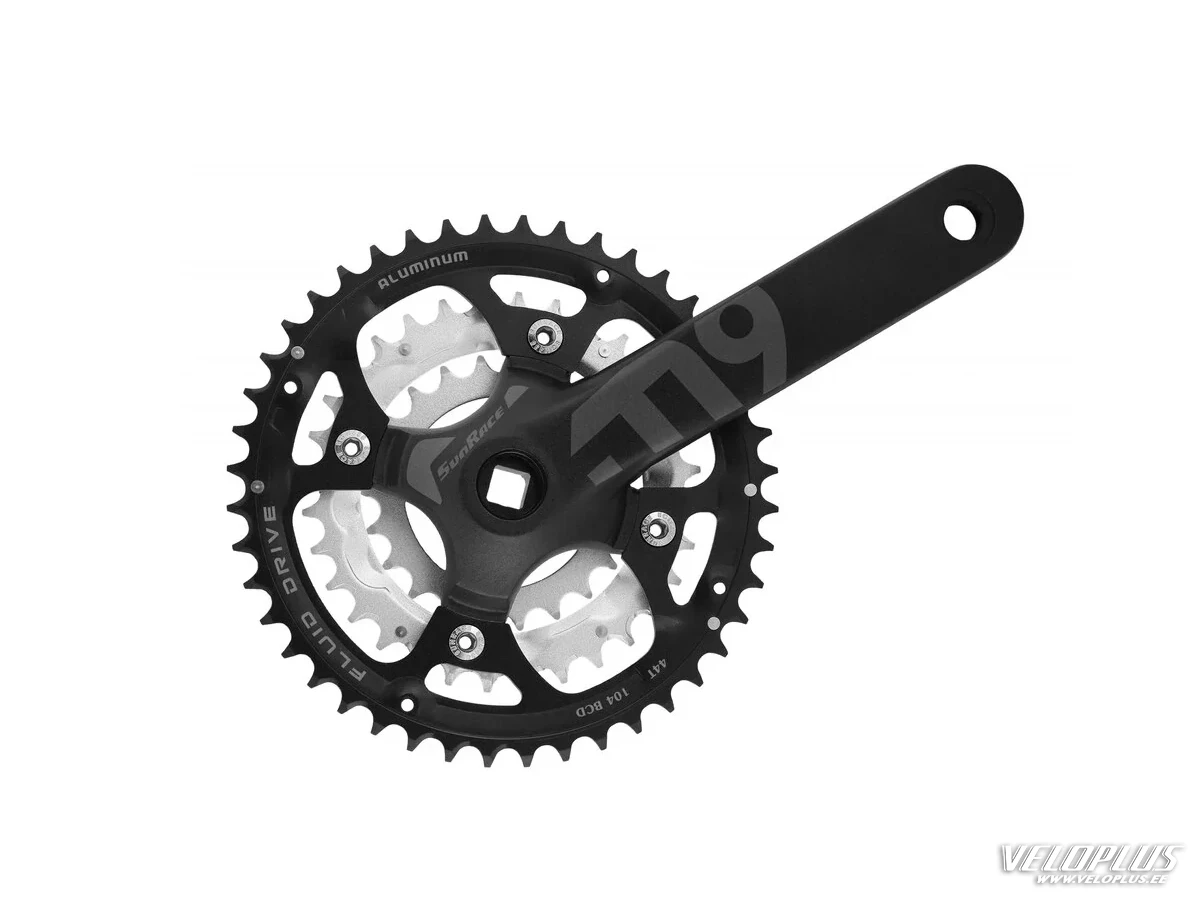 Crankset SunRace (3x9 speed)