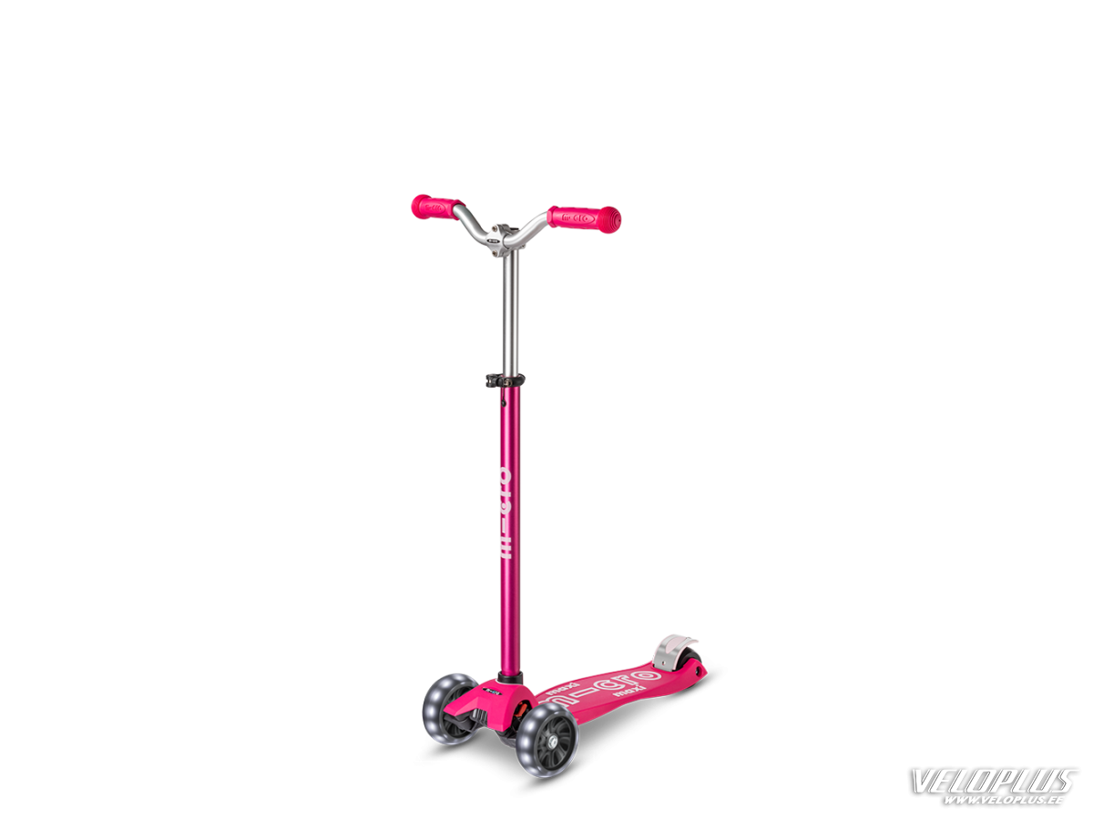 Scooter Micro Mini Deluxe Pro LED rose