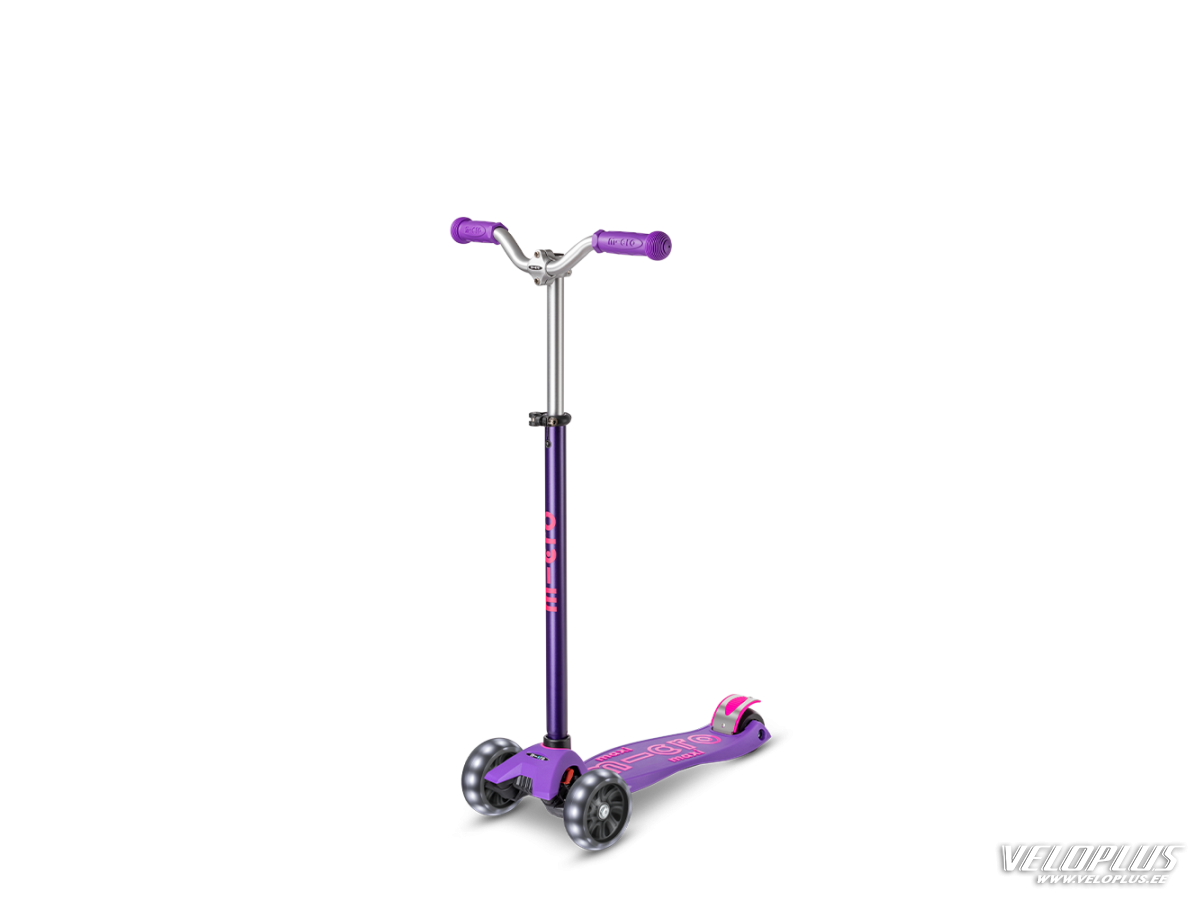 Scooter Micro Mini Deluxe Pro LED purple