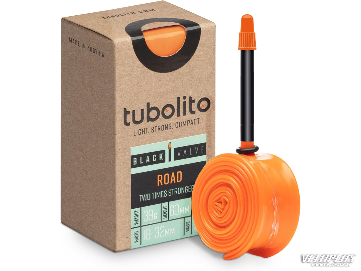 Tube TUBOLITO ROAD 700x18/32mm FV/PV 60mm black 39g