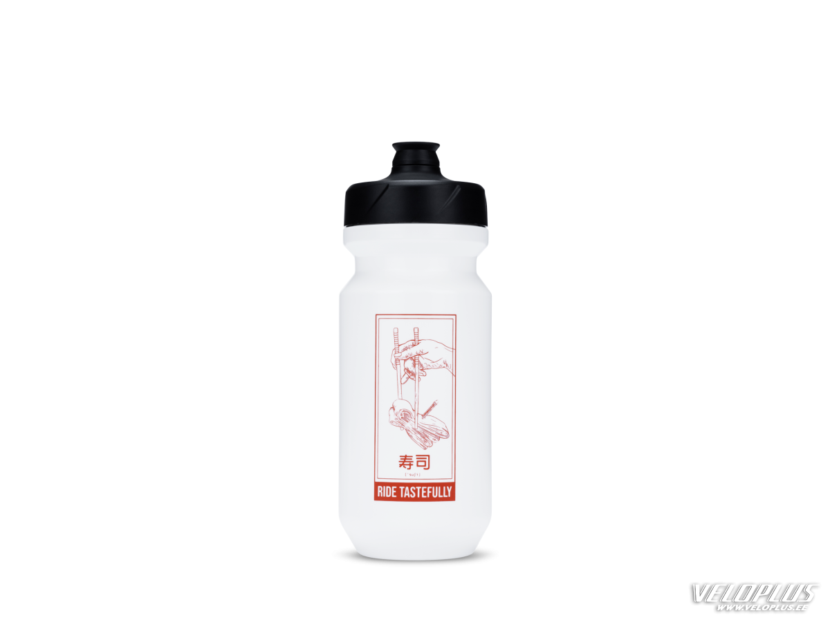 Cube Bottle Flow 500ml white´n´red Ride Tastefully