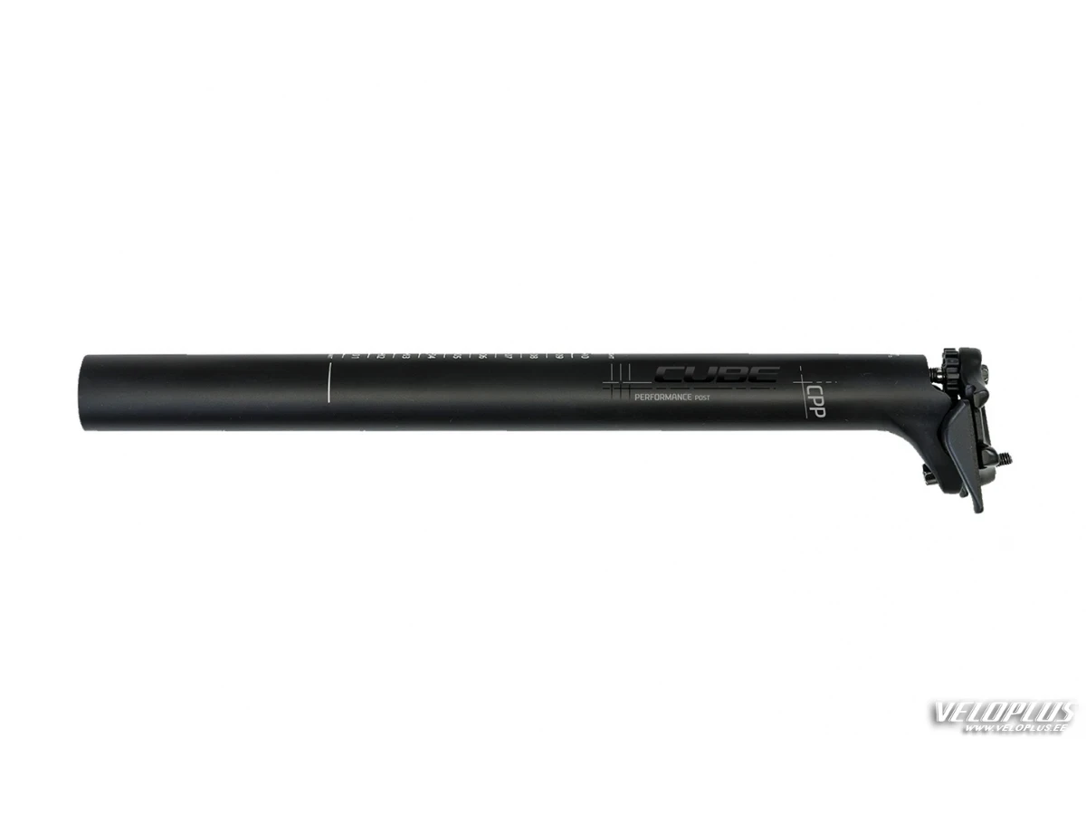 Sadulapost Cube Prolight 31,6x400mm must alu