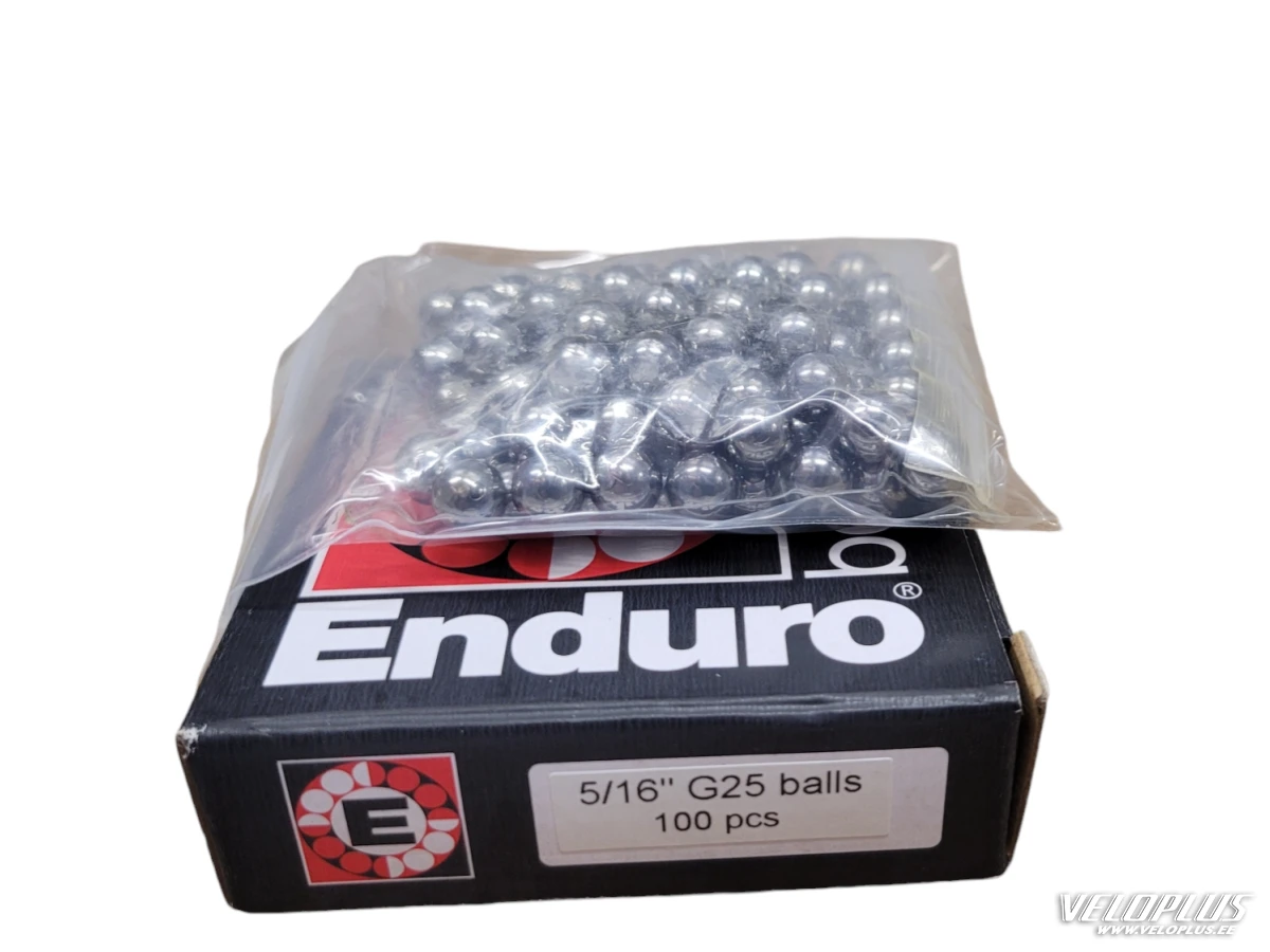 Шарики подшипника Enduro 5/16" (7.937 мм) G25 хромированная сталь BK-5047, 100 шт.