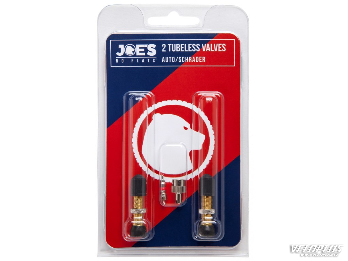 Tubeless valves Joe´s No Flats auto/schrader 2tk