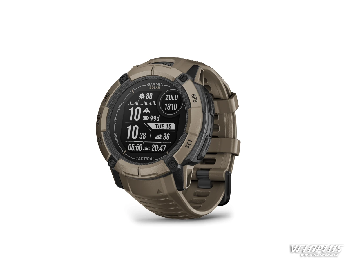 Garmin Instinct 2X Solar - Tactical Edition, Coyote Tan