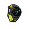 Garmin Forerunner 265S, Musta kehys ja kellonrunko sekä musta/kirkkaankeltainen silikonihihna thumbnail 3