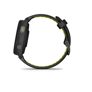 Garmin Forerunner 265S, Musta kehys ja kellonrunko sekä musta/kirkkaankeltainen silikonihihna