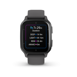Garmin Venu Sq 2, Slate Aluminium Bezel with Shadow Grey Case