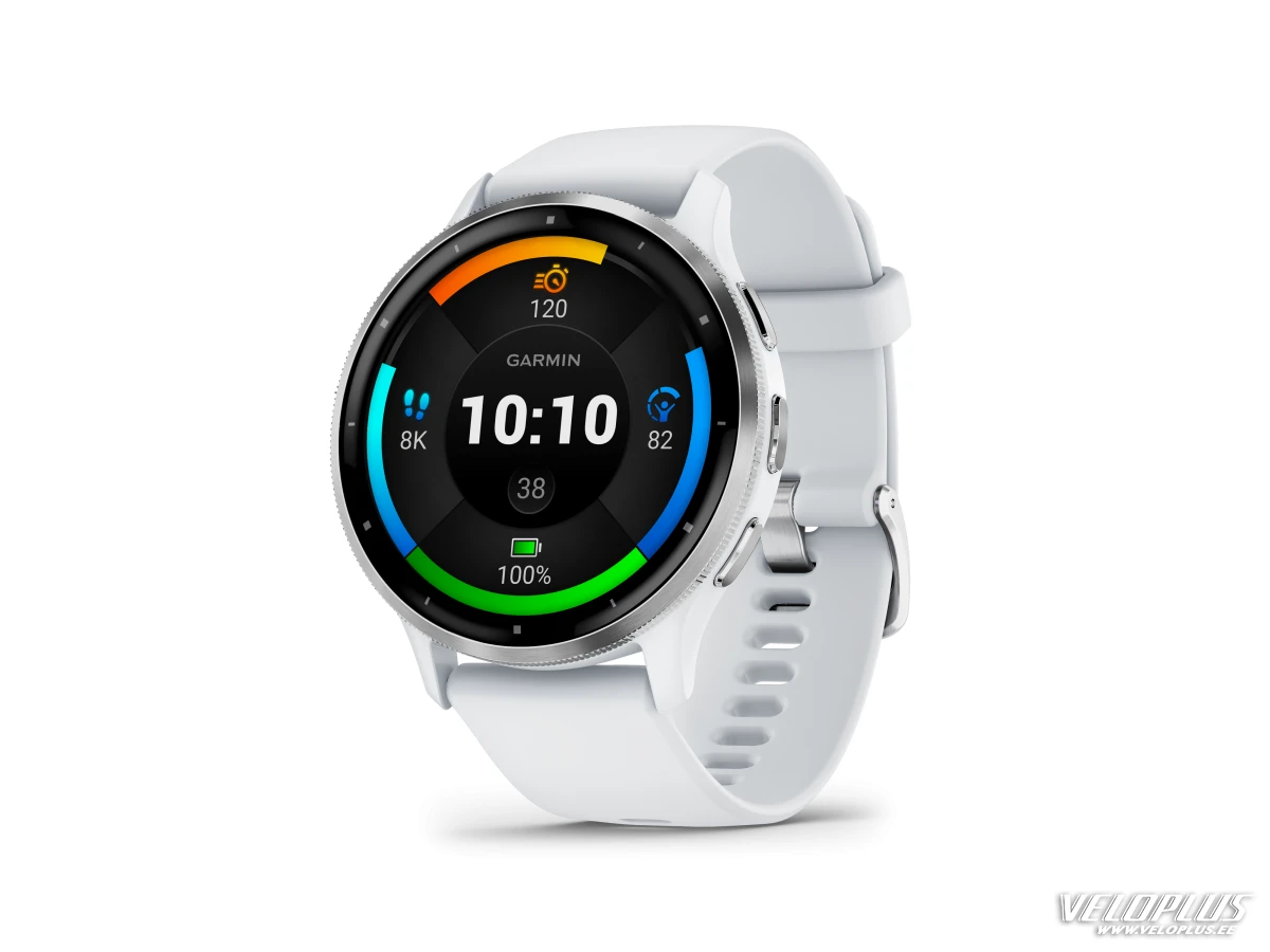 Garmin Venu 3, hõbe - valge