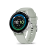 Garmin Venu 3S, Hopeanvärinen ruostumaton teräskehys thumbnail 1