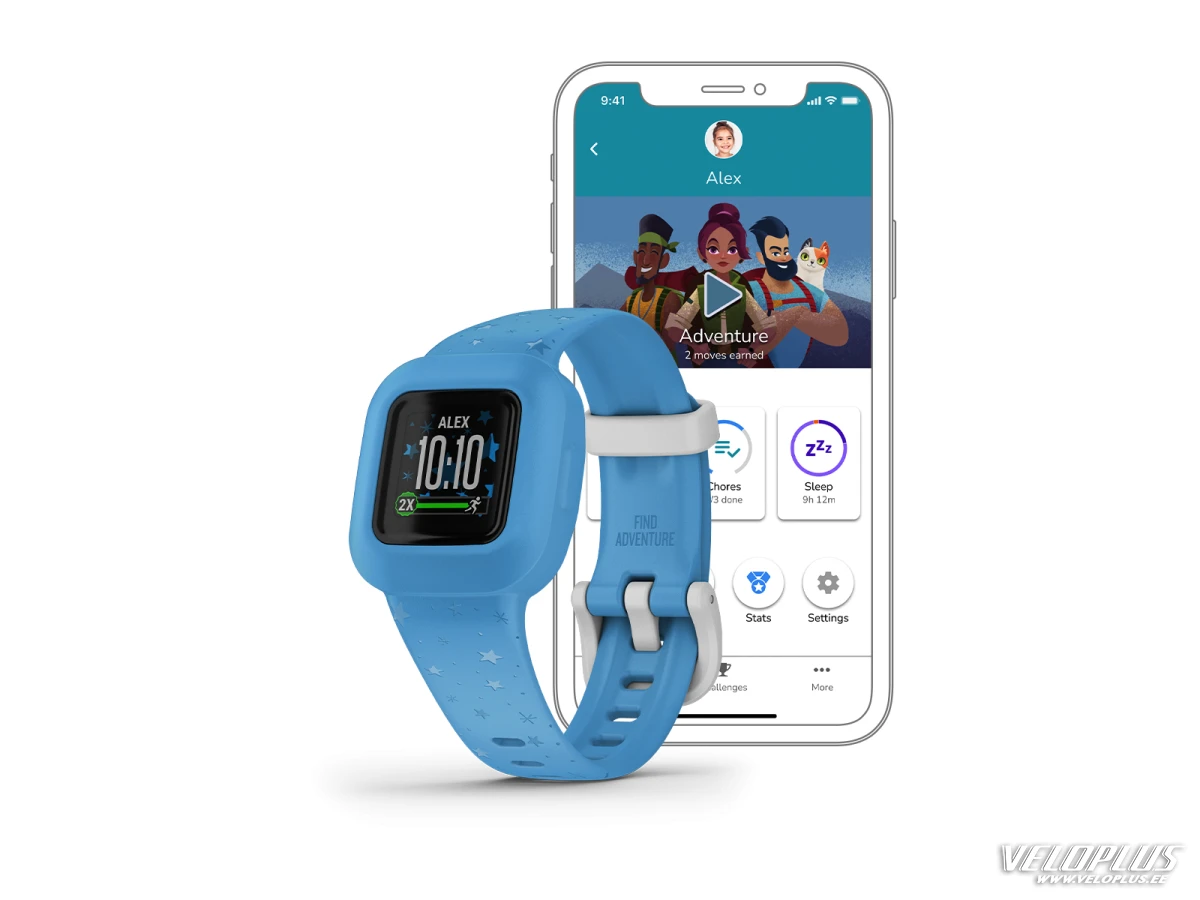 Garmin vivofit jr. 3, Sinised tähed
