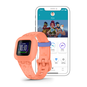 Garmin vivofit jr. 3, Peach Leopard