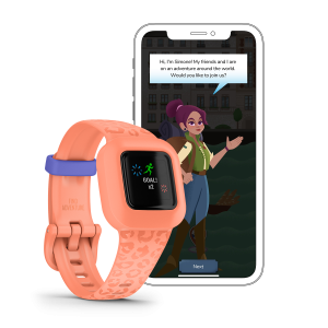 Garmin vivofit jr. 3, Peach Leopard