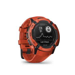 Garmin Instinct 2X Solar, Punane