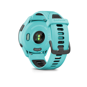 Garmin Forerunner 265, чёрная рамка с морско-зелёным корпусом