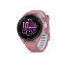 Garmin Forerunner 265S, Musta kehys, vaaleanpunainen kellonrunko thumbnail 1