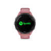Garmin Forerunner 265S, Musta kehys, vaaleanpunainen kellonrunko thumbnail 5
