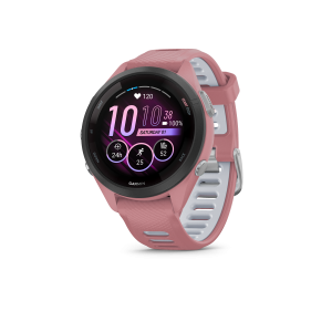 Garmin Forerunner 265S, чёрный безель, светло-розовый корпус