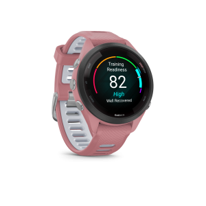 Garmin Forerunner 265S, Musta kehys, vaaleanpunainen kellonrunko