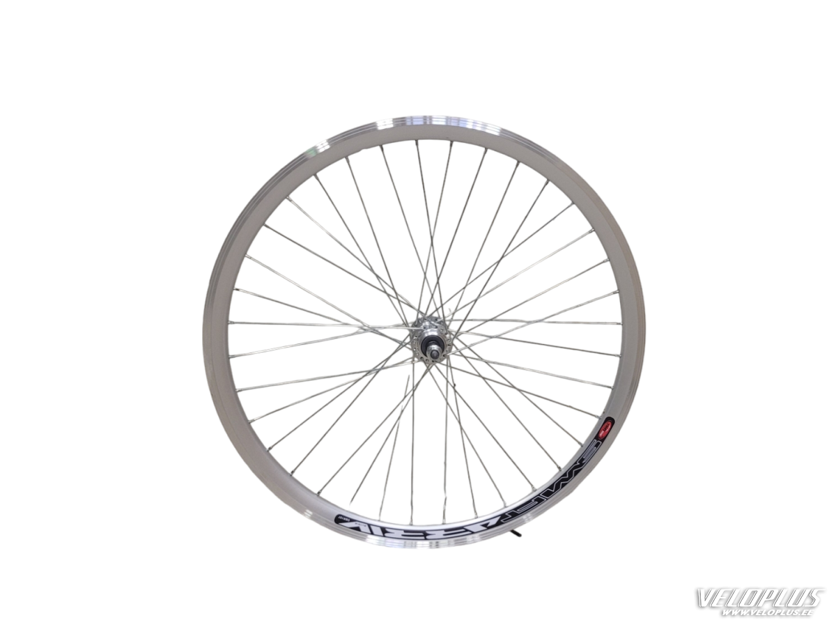 Rear wheel 26" Stars Circle, silver with cap nut