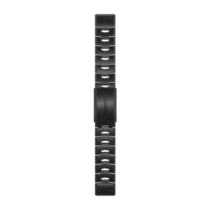 Replacement band Garmin QuickFit 22mm,Vented Titanium Bracelet with Carbon Gray DLC Coating
