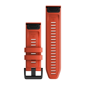 Aizvietojamā siksna Garmin QuickFit 26mm Flame Red Silikons