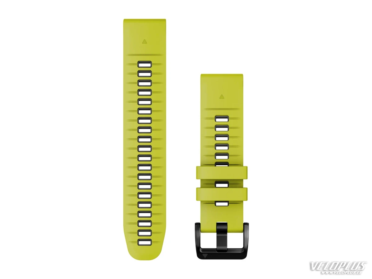 Replacement band Garmin QuickFit Silicone 22mm, Electric Lime - Graphite