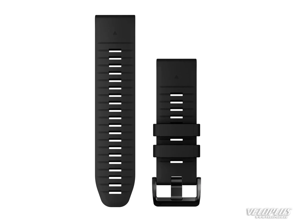 Rezerves siksna Garmin QuickFit 26mm Melns Silikons