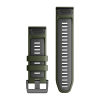Nomaiņas siksna Garmin QuickFit 26mm Sūna/Grafīta Silikons thumbnail 2