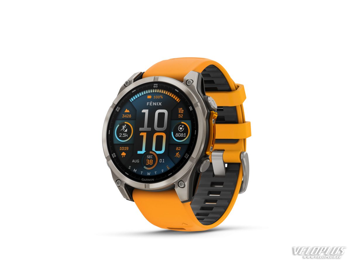 Garmin fenix  8 – 47 mm, AMOLED, Sapphire Titanium/Spark Orange