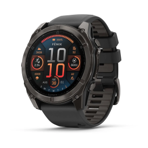 Garmin fenix 8 – 51 mm, AMOLED, Sapphire süsinikhall DLC titaan/must