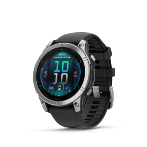 Garmin fenix E – 47 mm, AMOLED, roostevaba teras/must