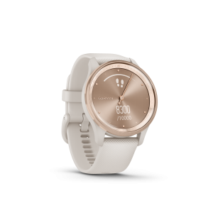 Aktiivsuskell Garmin vivomove Trend, Roosakaskuldne - valge