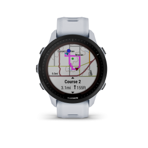Garmin Forerunner 955 Solar, valge