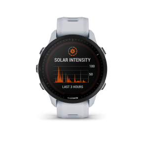 Garmin Forerunner 955 Solar, valge
