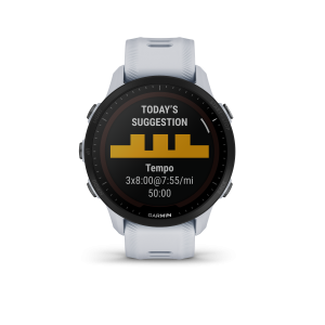Garmin Forerunner 955 Solar, valge