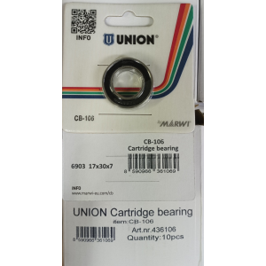 Laakeri UNION CB-106 6903 2RS 17x30x7 mm