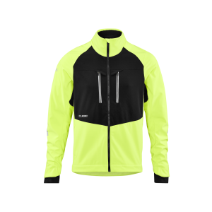 Cube Blackline Softshell 365 Jacket black-yellow