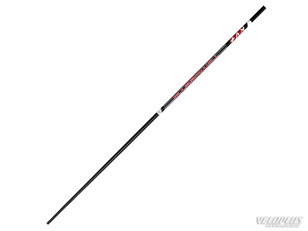 Ski poles spare shaft KV+ TEMPESTA black/red (1pc)