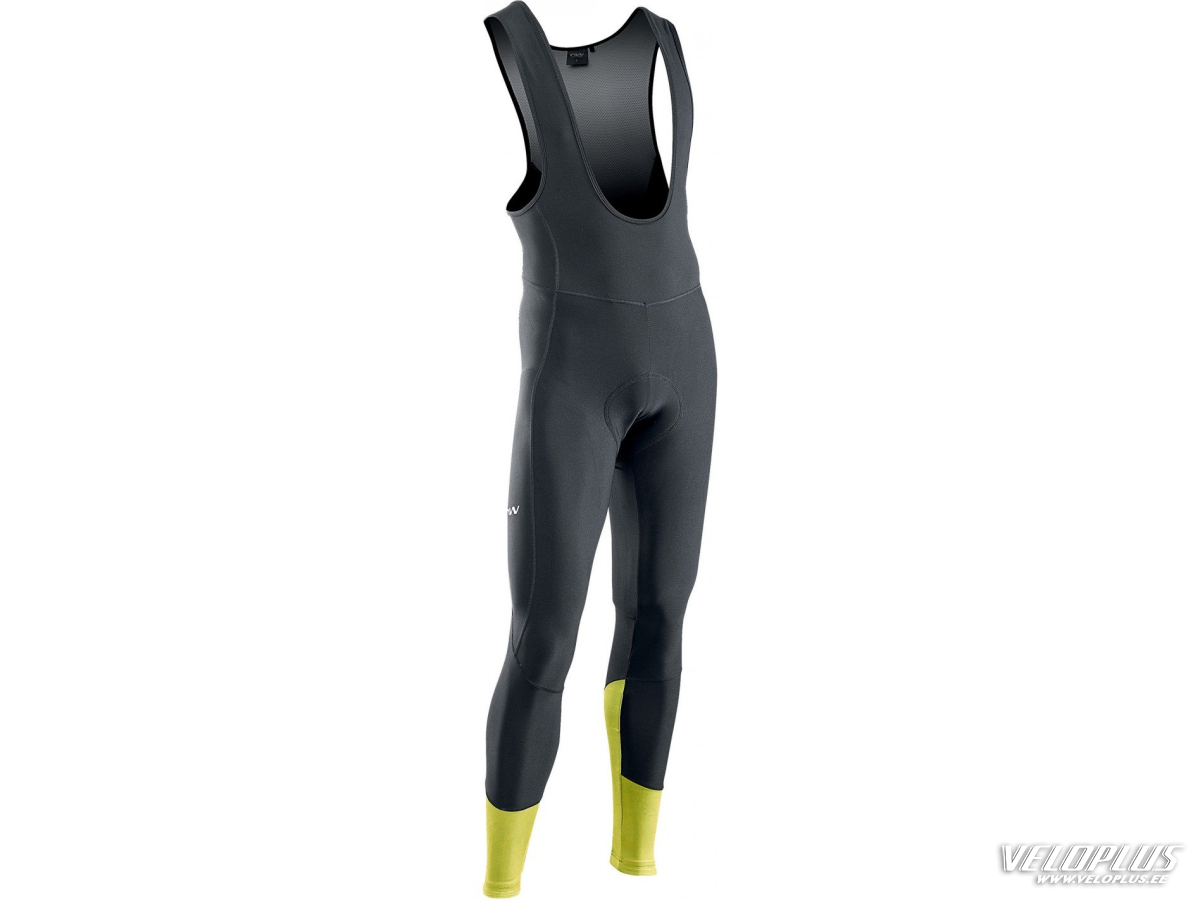 Northwave ACTIVE COLORWAY BIBTIGHT MS  DARK GREY/YELLOW FLUO 3XL