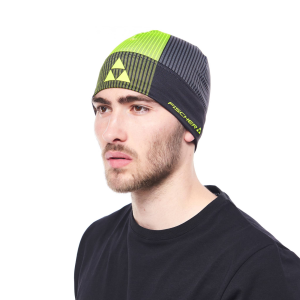 Beanie FISCHER LAHTI LIGHT PRINT black/yellow OZ