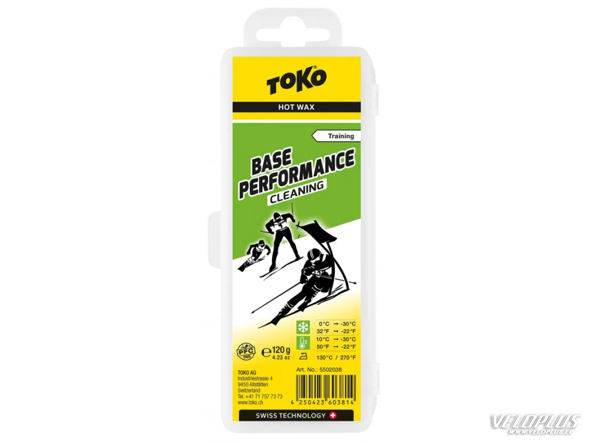 ski wax TOKO BASE PERFOMANCE CLEANING +10...-30*C 120g