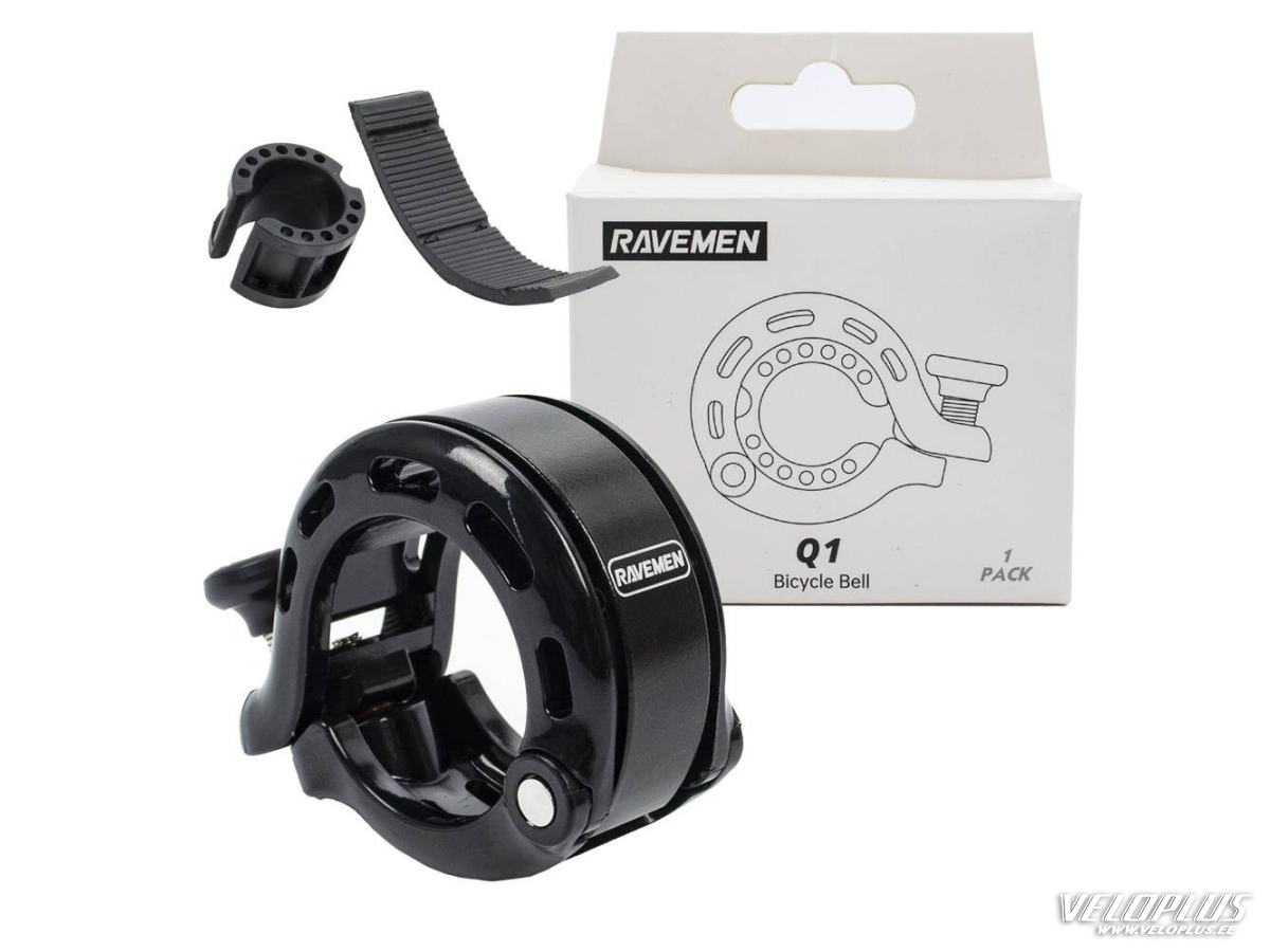 RAVEMEN Q1 BELL black 22.2/ 25.4/ 31.8 mm