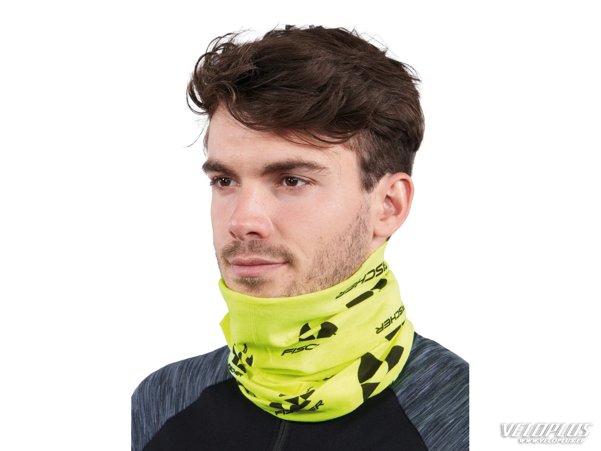FISCHER BANDANA - CI LOGO Neon Yellow / Black