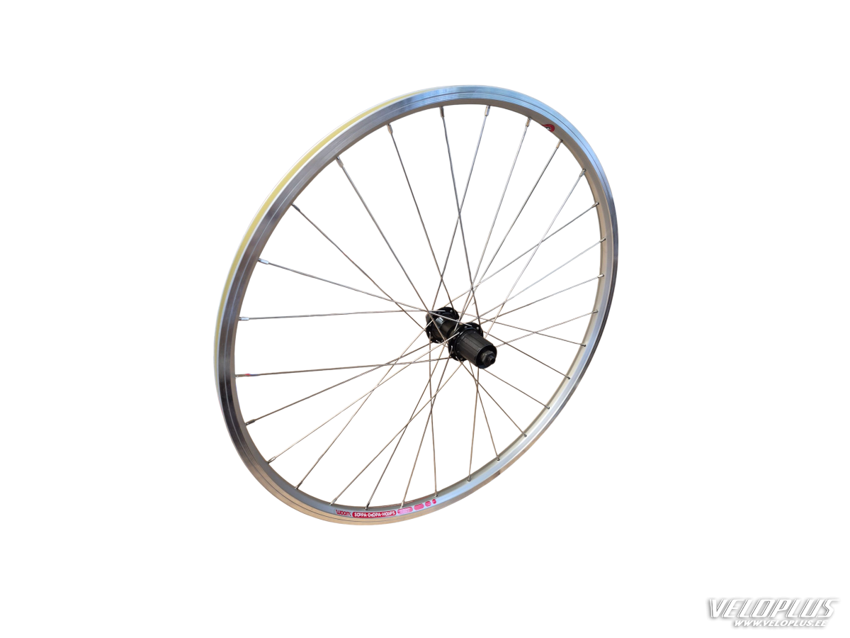 Rear wheel Woom 6 26" silver relG