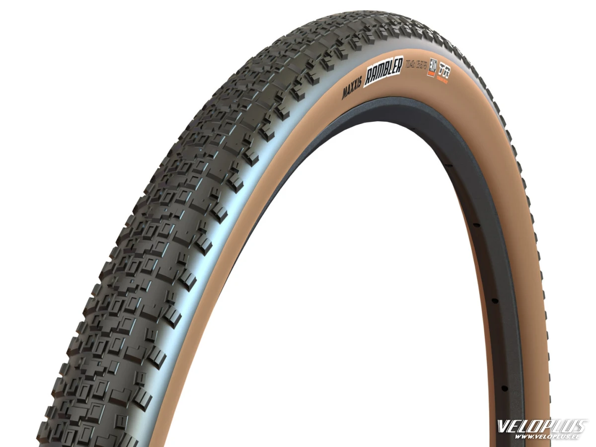 Tire Maxxis RAMBLER 700x45 EXO WIRE, TANWALL