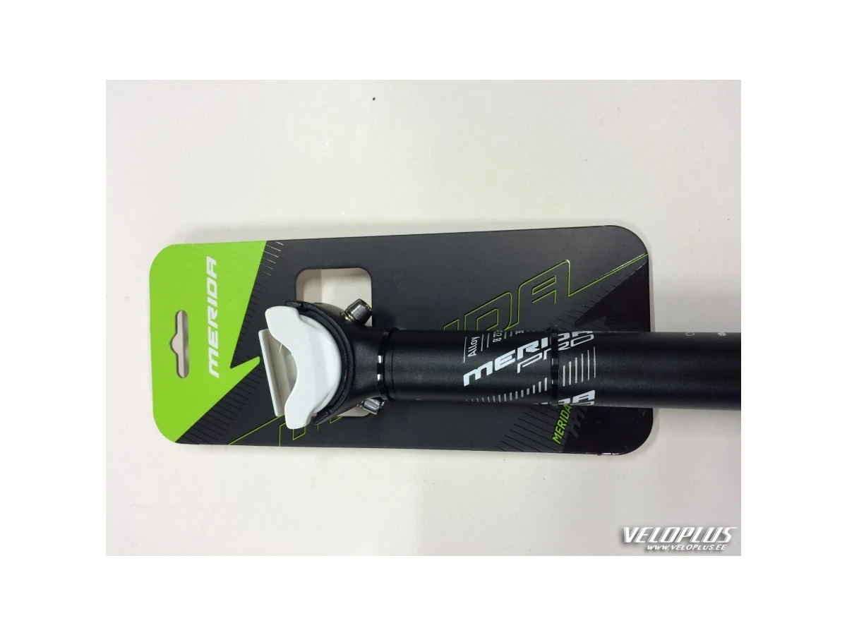 Post Merida Pro 27,2x350mm alumiinium must-valge