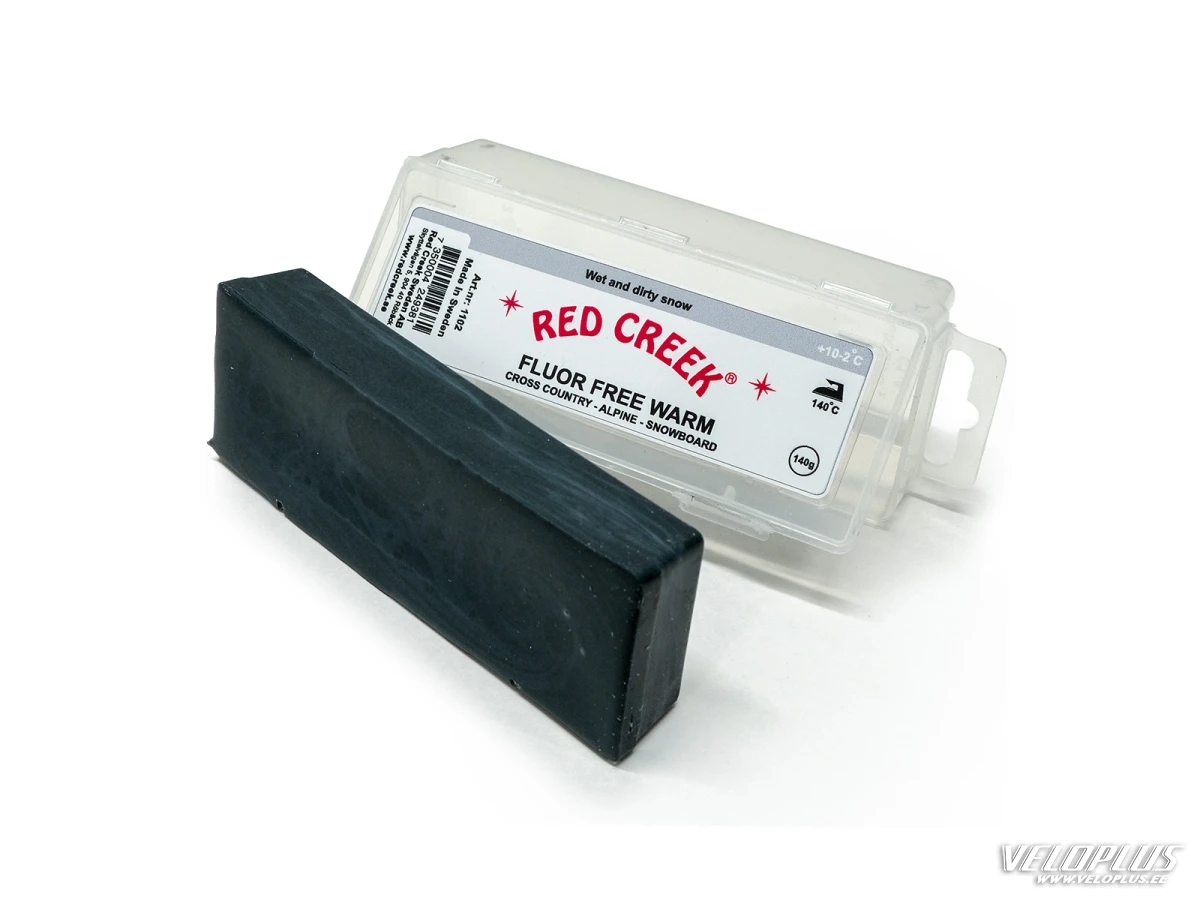 Ski wax RED CREEK FLOUR FEE WARM SILVER +10º/-2ºC 70g