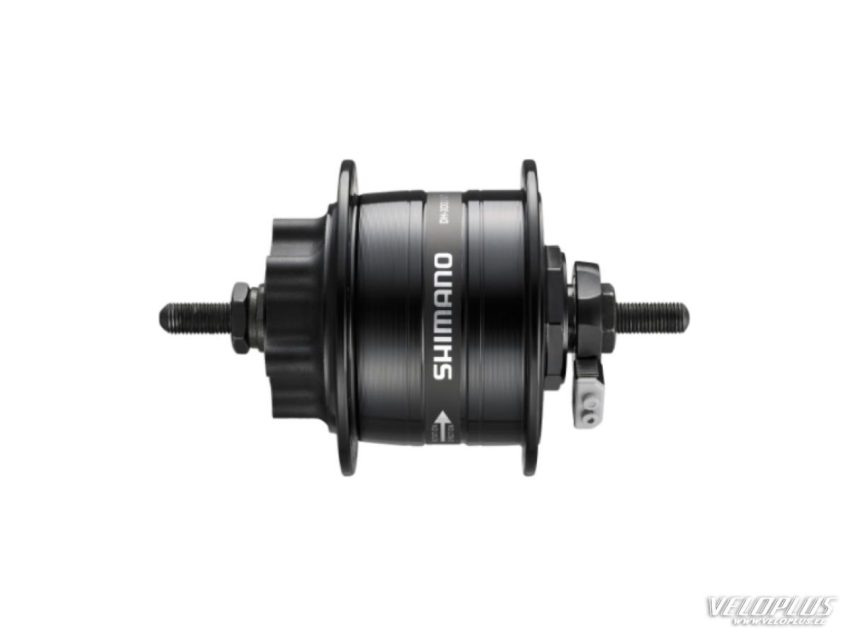 Dünamo rumm Shimano DH-3D32-NT 32H 100x140mm must